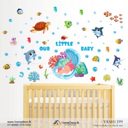Little Baby Sleep Wall Sticker - YASH1399
