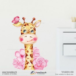 Cute Giraffe Wall Sticker - YASH1430