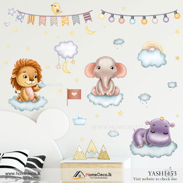 Baby Animal Kids Wall Sticker - YASH1453