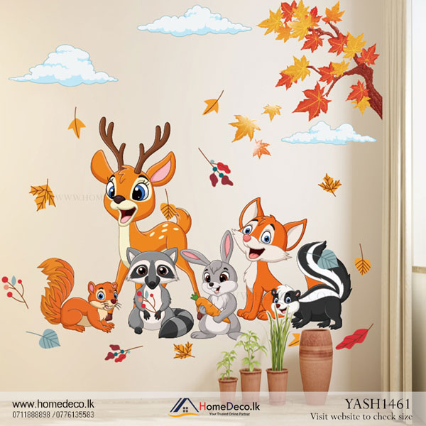 Baby Animal Friends Wall Sticker - YASH1461