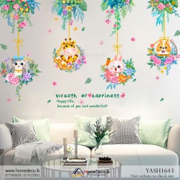 Happy Animal Wall Sticker - YASH1643