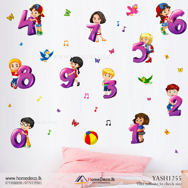 Numbers Kids Wall Sticker - YASH1255
