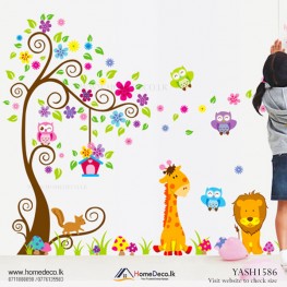 Colorful Tree Wall Sticker - YASH1586