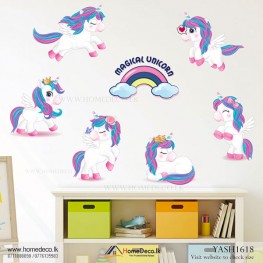 Baby Unicorn Kids Wall Sticker - YASH1618