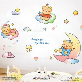 Baby Bears Kids Wall Sticker - YASH1625