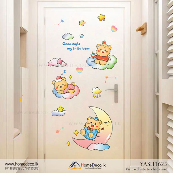 Baby Bears Kids Wall Sticker - YASH1625