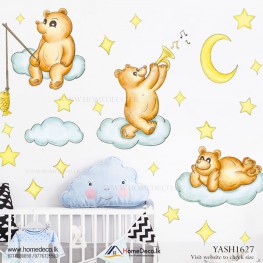 Bear Kids Wall Sticker - YASH1627