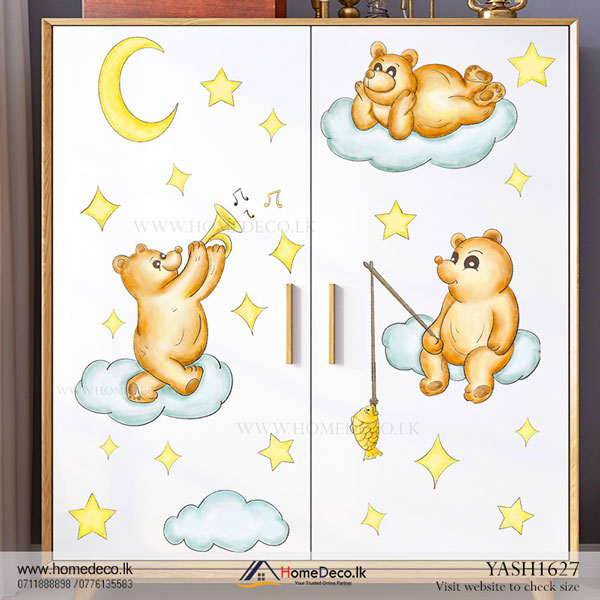 Bear Kids Wall Sticker - YASH1627
