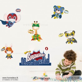Kids Super Hero Wall Sticker - YASH1644