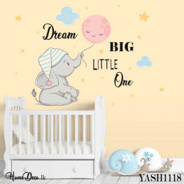 Dream Big Baby Wall Sticker - YASH1118