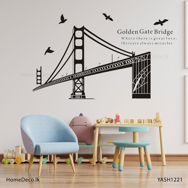 Golden Gate Bridge Wall Sticker - YASH1221