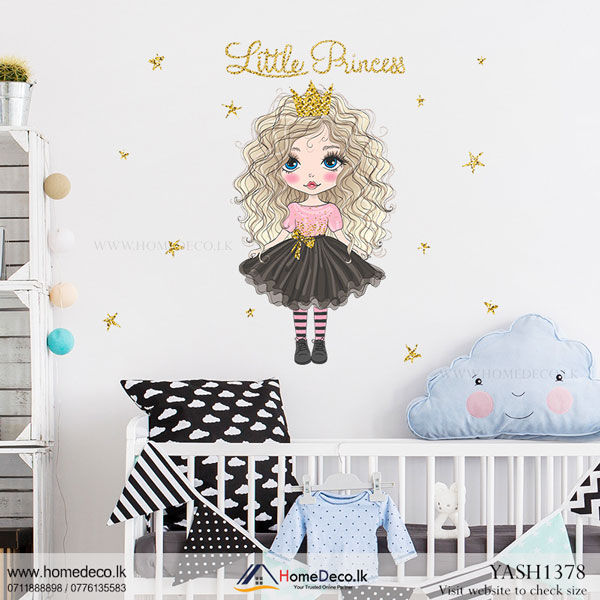 Cute Little Princess Wall Sticker - YASH1378