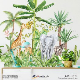 Wild Animals Kids Wall Sticker - YASH1475