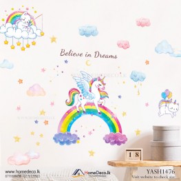 Fairy Unicorn Kids Wall Sticker - YASH1476