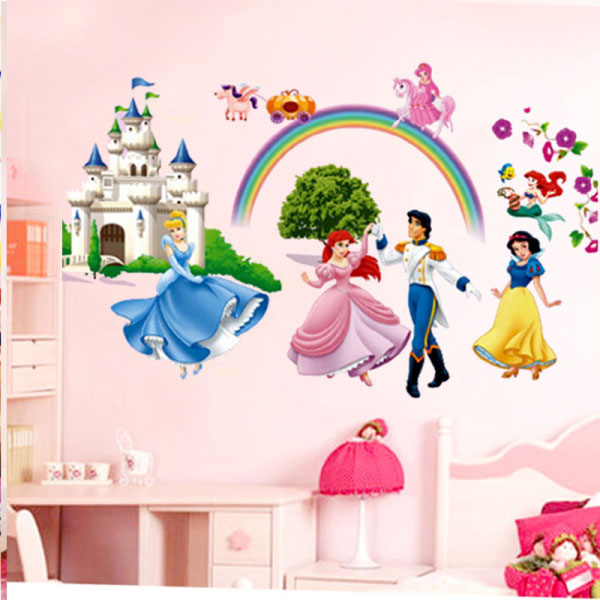 Prince and Princess Kids Wall Sticker - YASH315