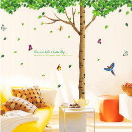 Tree and Leaves Wall Sticker - YASH698