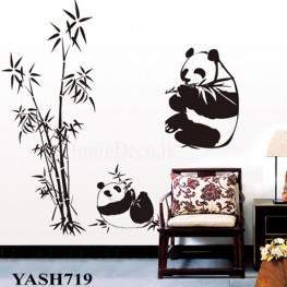 Black Panda Wall Sticker - YASH719