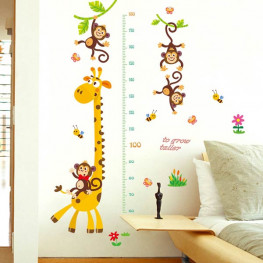 Giraffe Height Measure Sticker - YASH780