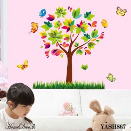 Green Tree Wall Sticker - YASH867