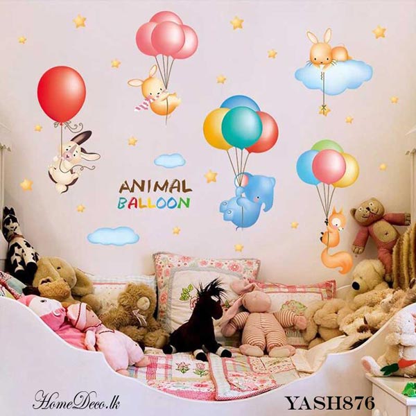 Animal Flying Kids Wall Sticker - YASH876