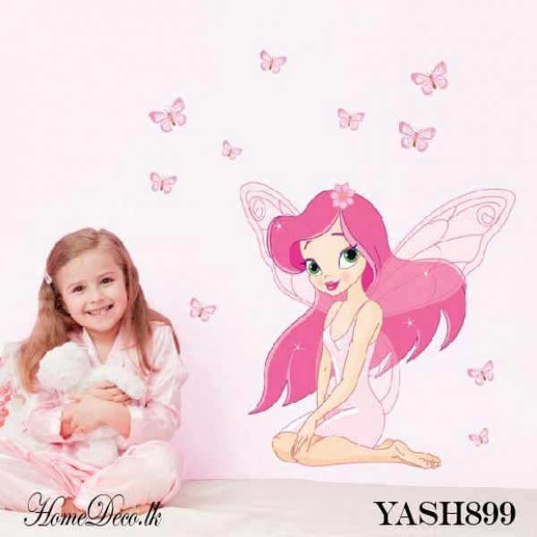 Pink Fairy Wall Sticker - YASH899