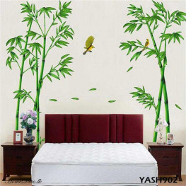 Two Bamboo Trees Wall Sticker - YASH902
