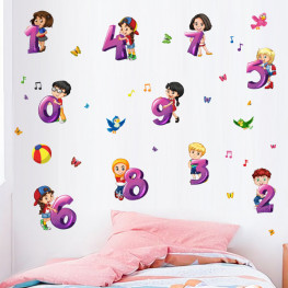 Kids Numbers Wall Sticker - C1003