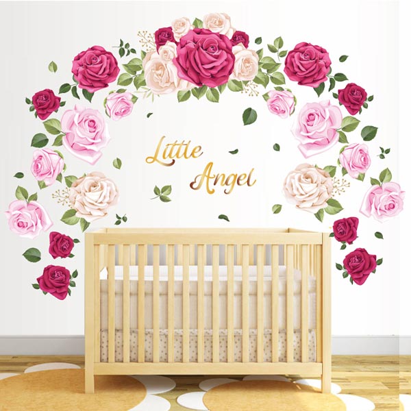 Roses Nursery Wall Sticker - C1035