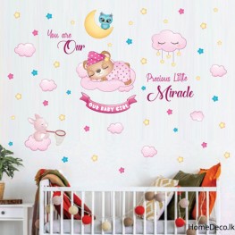 Miracle Baby Girl Wall Sticker - YASH1261