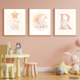 Cute Little Bunny Wall Art - PF0004